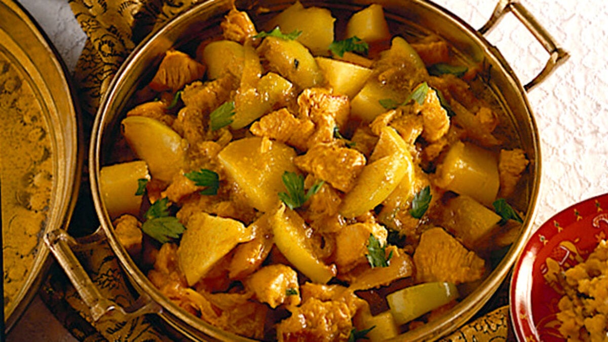 Pollo Al Curry Con Patate