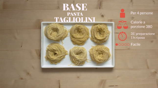 Video ricetta pasta base per tagliolini | Sale&Pepe