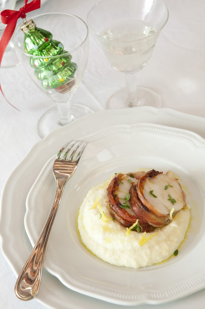 Arrosto Di Pescatrice Al Limone Con Pure E Sedano Rapa Sale Pepe