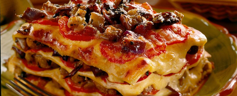 Lasagne con parmigiana di melanzane | Sale&Pepe