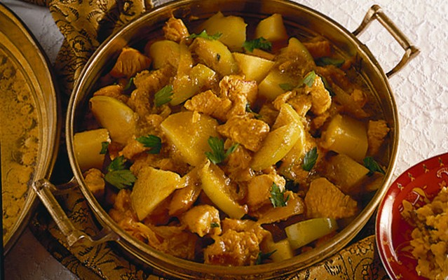 Pollo Al Curry Con Patate