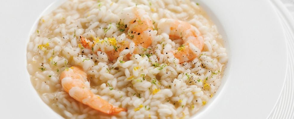 Risotto Con Agrumi E Gamberi Sale Pepe