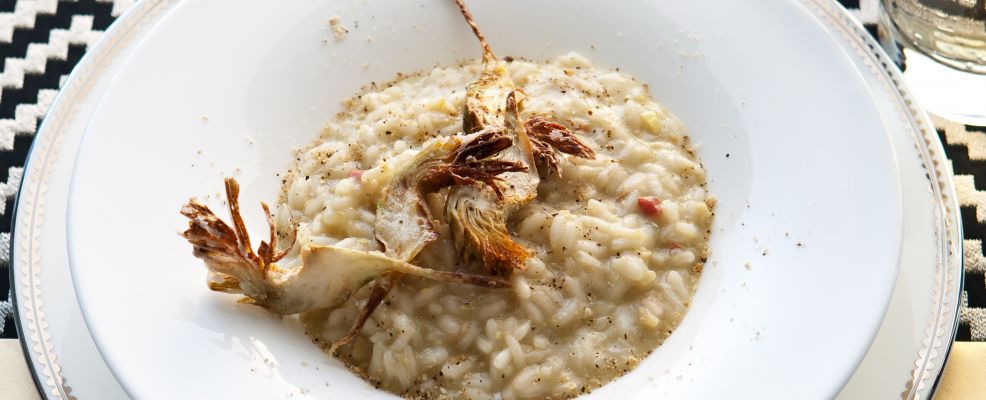 Risotto Con Crema Di Carciofi Sale Pepe