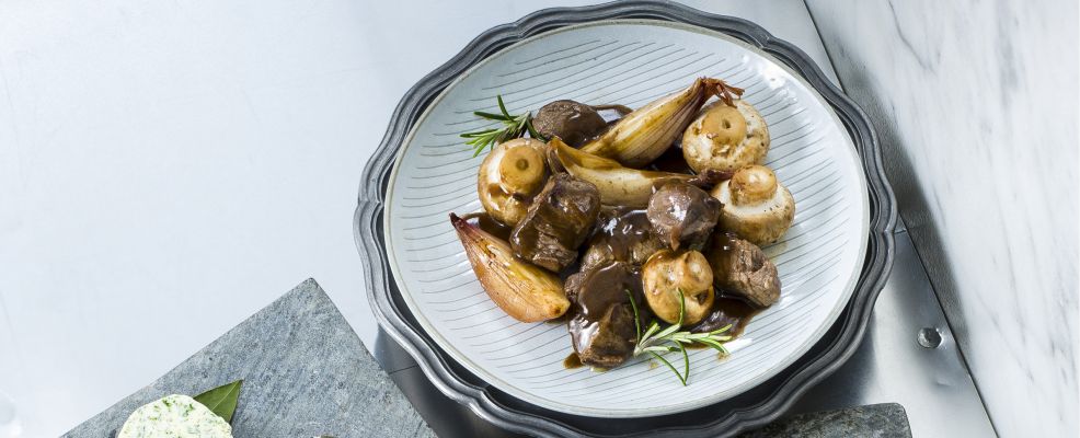 Spezzatino Con Funghi E Scalogni Sale Pepe