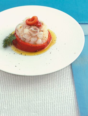 tartare di rombo al profumo di finocchio Sale&Pepe ricetta