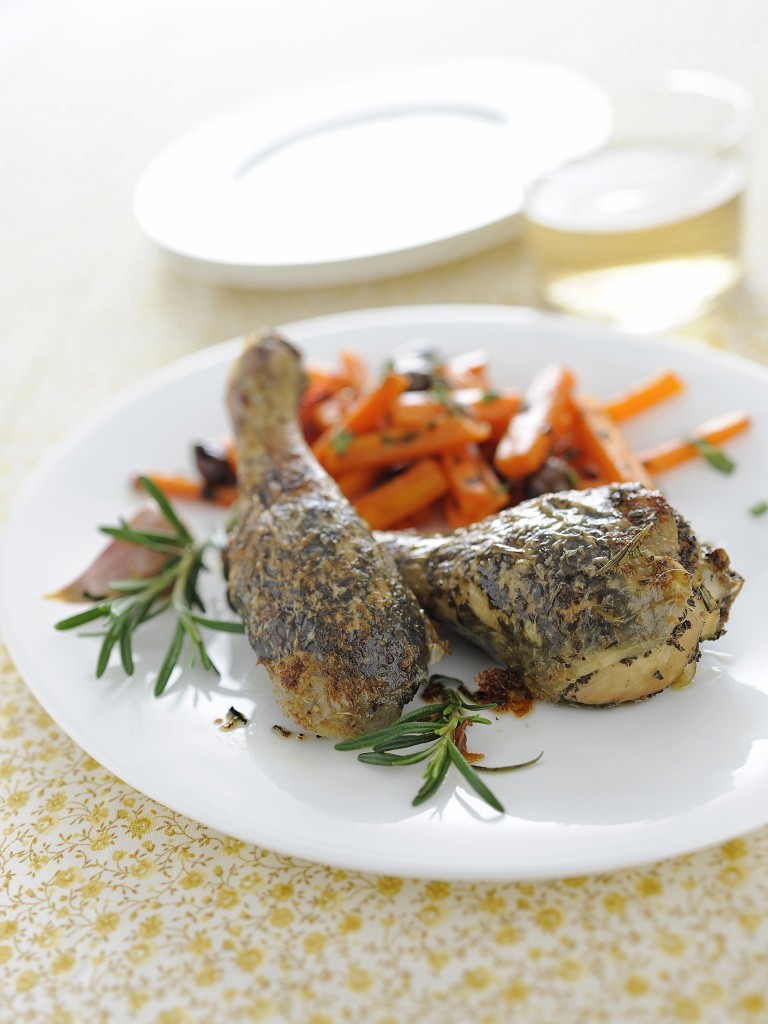 Cosce Di Pollo Aromatiche Al Forno Sale Pepe