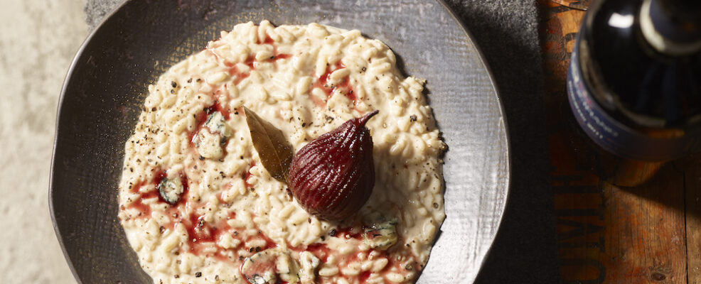 Risotto Al Barolo Castelmagno E Pere Sale Pepe