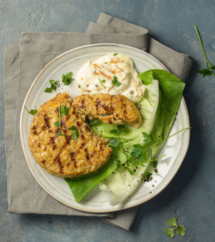 Hamburger di Pollo sfizioso secondo piatto di carne