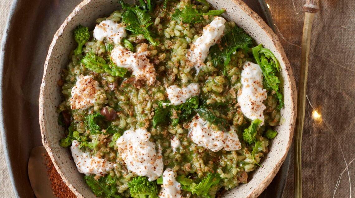 RISOTTO INTEGRALE ALLE CIME DI RAPA 2121