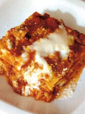 Lasagne con ragù di carni miste