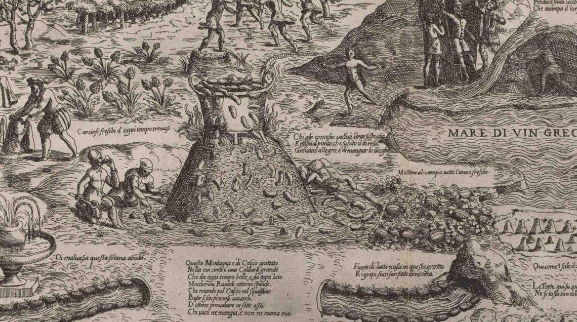 Niccolò Nelli, The Land of Cockaigne, 1564