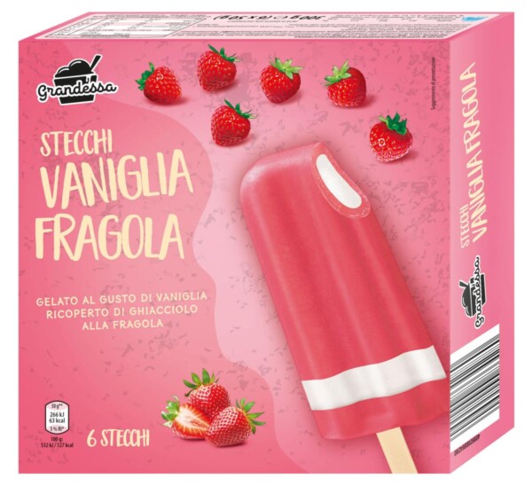 Stecchi Panna e Fragola–Grandessa