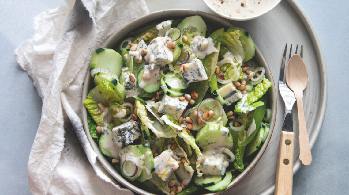 Insalata di cetrioli al gorgonzola