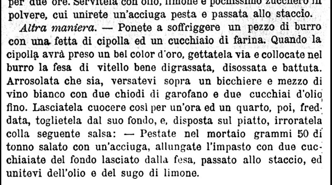 Leyrer, La Regina delle Cuoche / Vitello tonnato