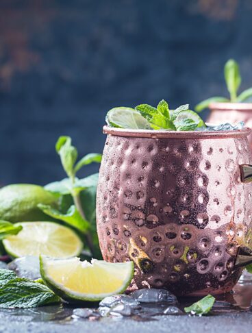 Moscow mule cocktail