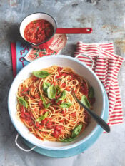 Spaghetti al pomodoro arrostito