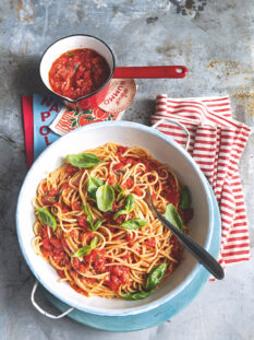 Spaghetti al pomodoro arrostito