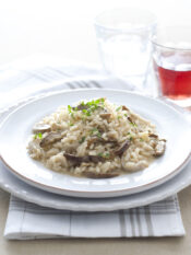 risotto ai funghi mantecato