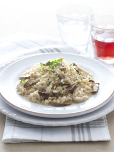 risotto ai funghi mantecato