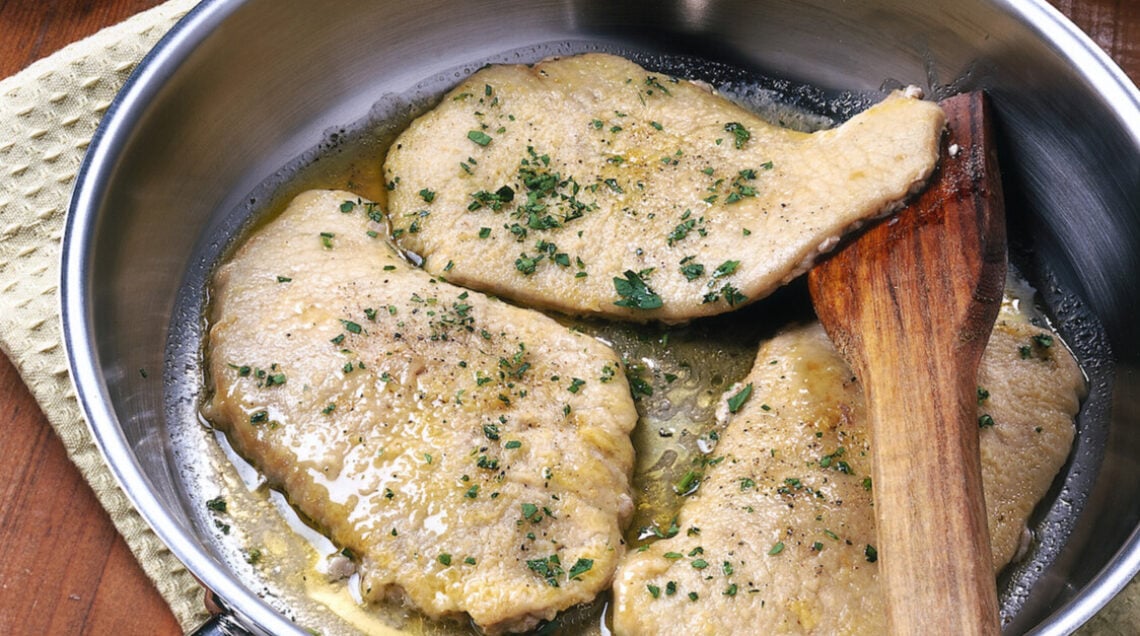 scaloppine di vitello al limone