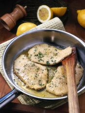 scaloppine di vitello al limone