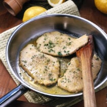 scaloppine di vitello al limone