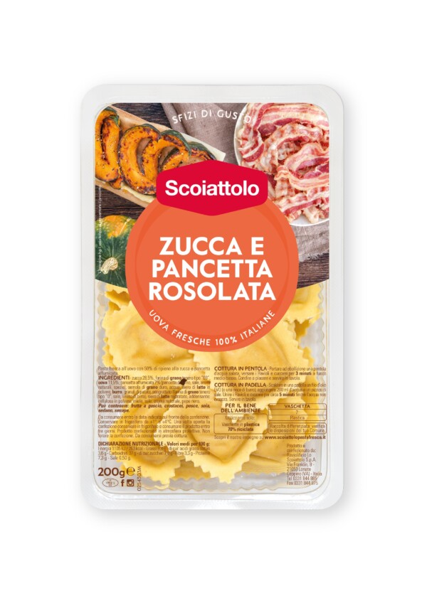 Ravioli Zucca e Pancetta rosolata