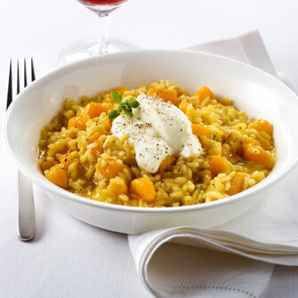 Risotto siciliano con la zucca