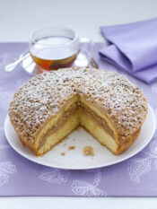 Torta di mele con crumble al cocco