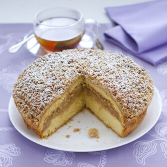 Torta di mele con crumble al cocco