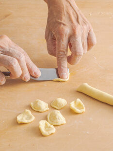 Orecchiette, il procedimento