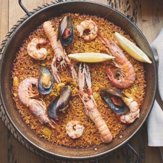 Paella de mariscos