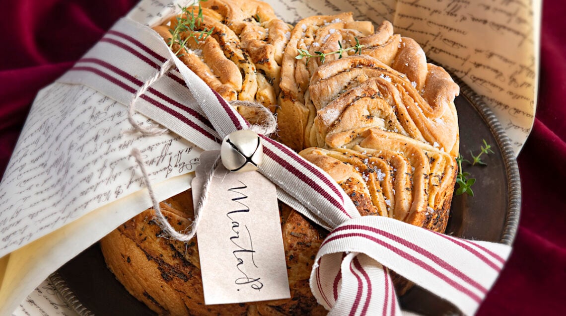 Pull apart bread all'aglio e aromi