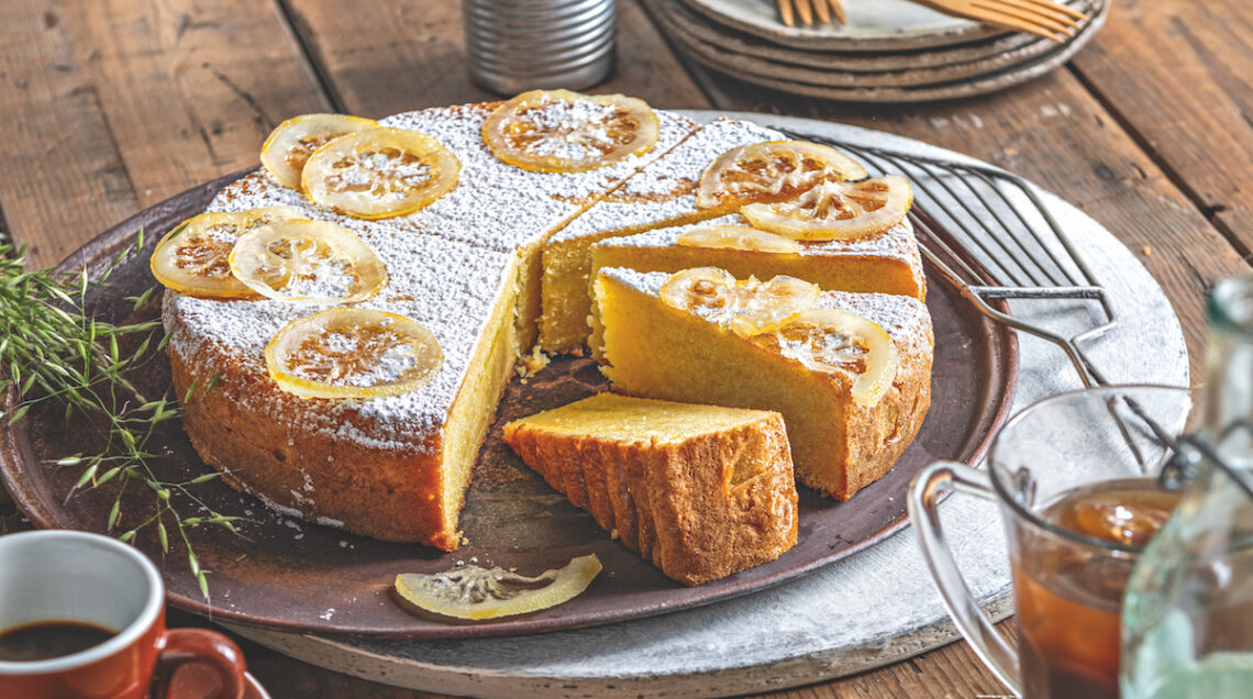 torta caprese al limone