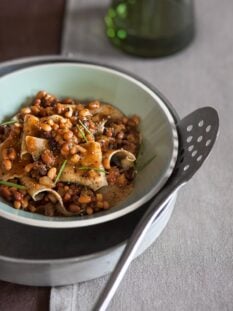 Maltagliati di farro con fagiolina del Trasimeno