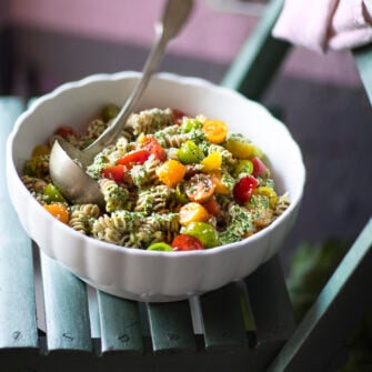 Fusilli di farro in salsa di canapa