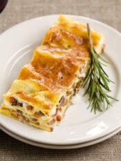 Lasagne al ragù bianco d'anatra