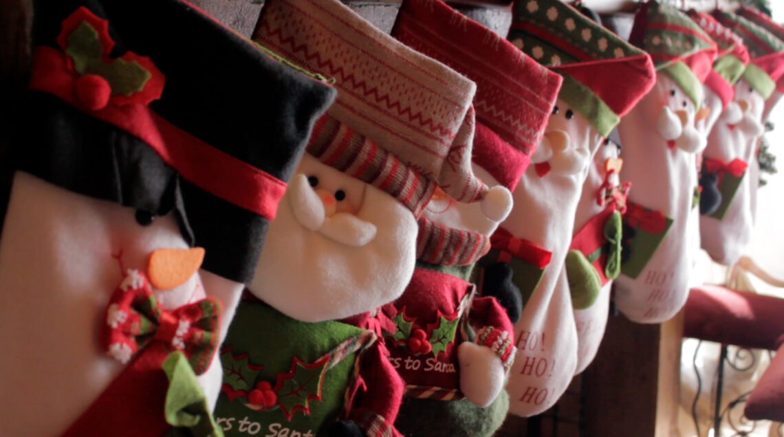 BEFANA – socks on fireplace