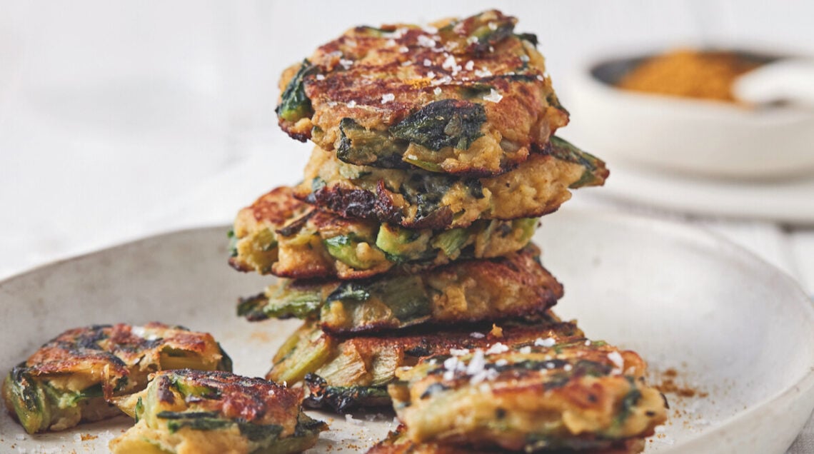 Frittelle con patate al curry