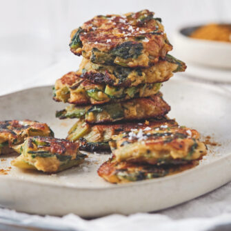 Frittelle con patate al curry