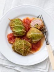 Involtini di verza con mortadella