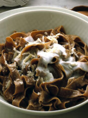 Tagliatelle al cacao con mascarpone