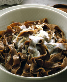 Tagliatelle al cacao con mascarpone